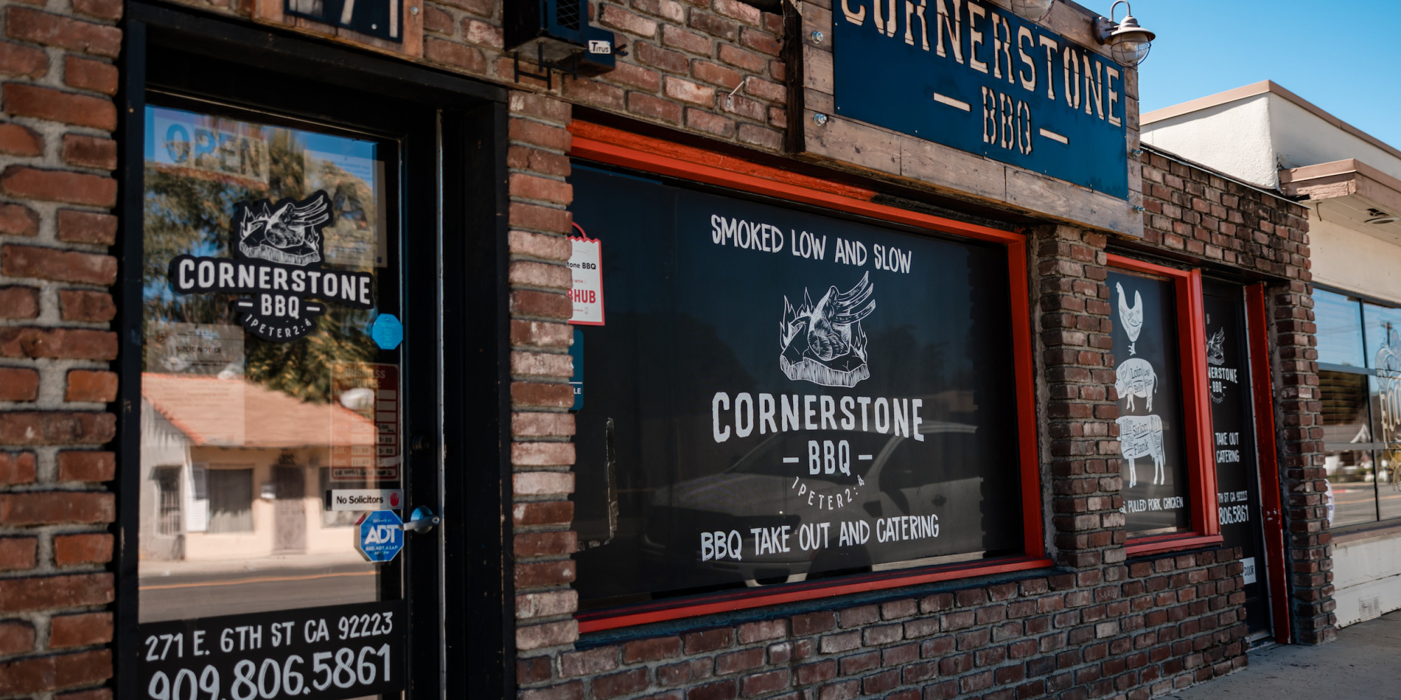 Cornerstone BBQ storefront