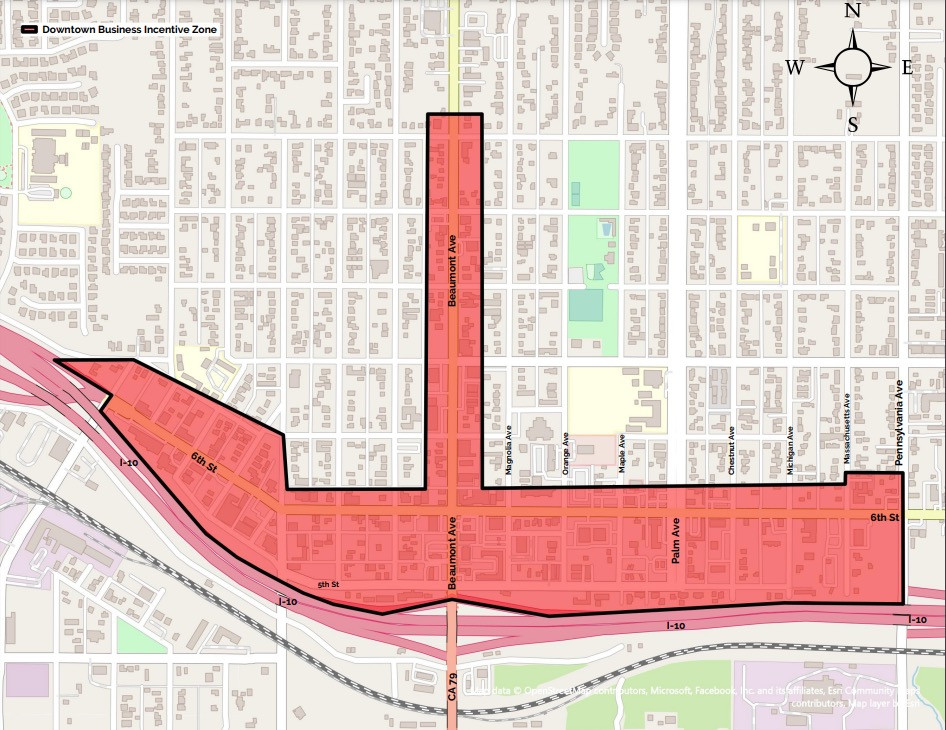 Downtown district map